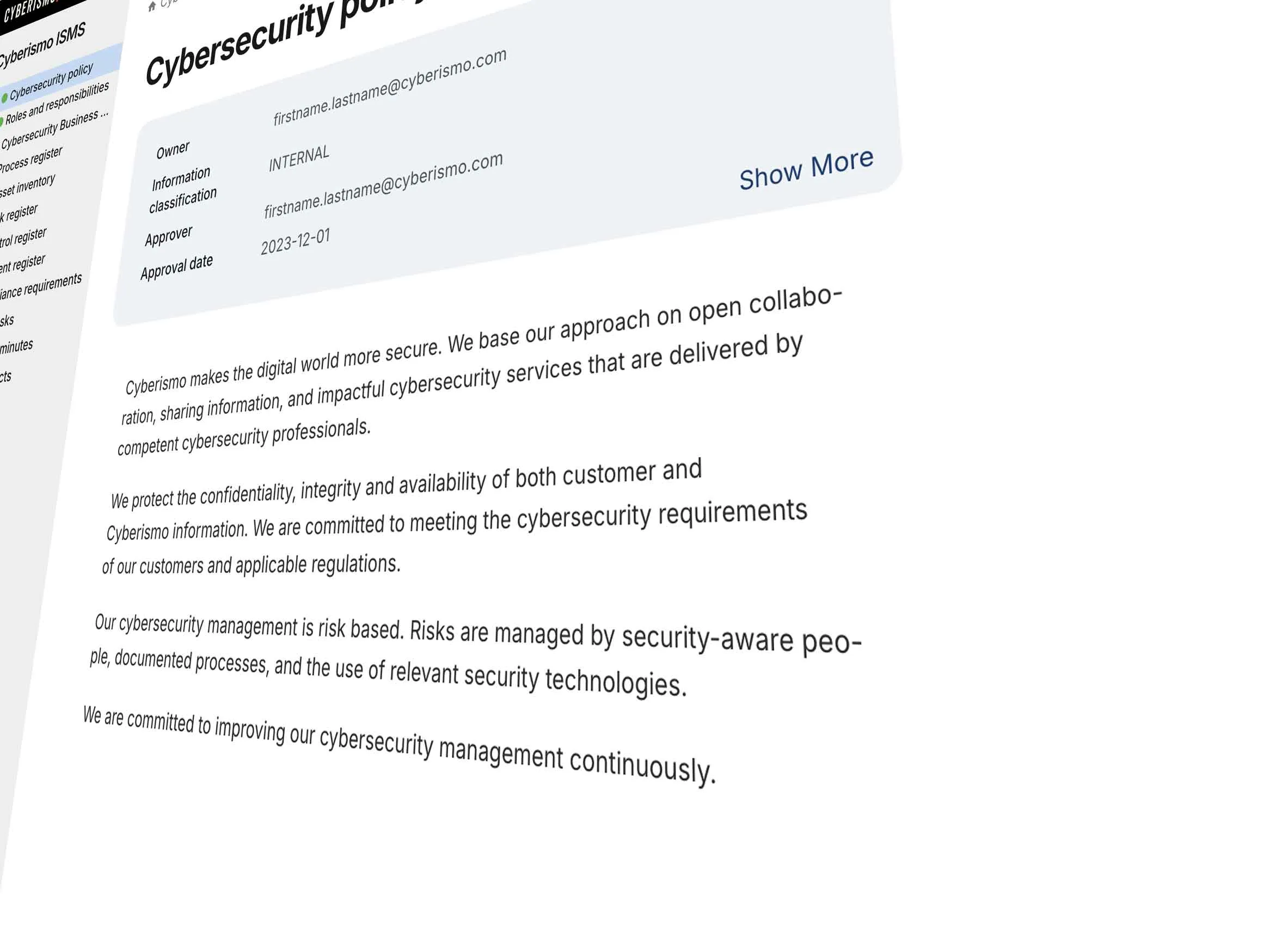 The research behind the Cyberismo solution